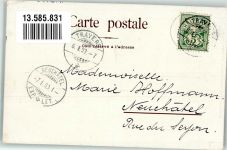 2105 Travers 1900 Foto AK Hotel Gasthaus