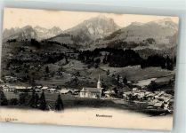 1669 Montbovon Foto AK Kirche