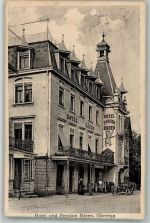 9413 Oberegg 1925 Foto AK Auto Hotel Pension Bären