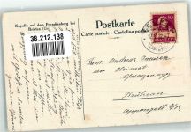 6475 Bristen 1932 Foto AK Kapelle auf dem Frenchenberg