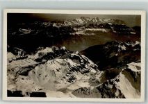 Churfirsten Winter Fliegeraufnahme Murgseetal