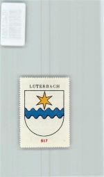4542 Luterbach - Vignette Wappen Kaffee Hag 1920-1940