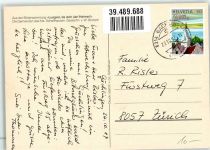 8214 Gächlingen Künstlerkarte Zeichnung W. Brütsch Sammlung Lueged, da isch üsri Heimet