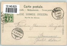 6441 Rütli 1902 Lithographie / Mondschein Vierwaldstättersee