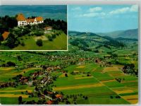 3665 Wattenwil Foto AK Fliegeraufnahme Hotel