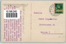 8000 Zürich 1928 - Verschönerungsverein Uetliberg Nagelfluhfelsen beim Uto-Kulm