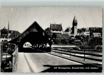 5620 Bremgarten AG - Reussbrücke und Amthof