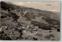 6083 Hasliberg Hohfluh 1917 Foto AK Bahnpost Zug 725