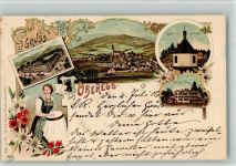 9413 Oberegg 1906 BOAKC Brauerei Pension Rössli Lithographie