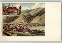 3534 Signau Lithographie / Künstlerkarte