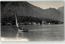 1897 Bouveret - Lac Léman Segelboot
