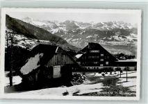3657 Schwanden (Sigriswil) 1937 Foto AK Erholungsheim - Winter