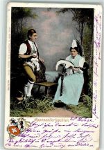 9050 Appenzell 1901 - Sticken Paar