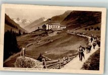 Sustenpass 1924 Gebrauchsspuren Kirche Heimkehr von der Alp Sustenpass