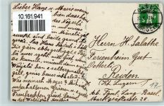 Basel Bâle Bahnhofsvorderansicht Badischer Bhf mit alten Strassenbahnen Oldtimer Bahnhof Schweiz