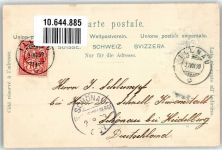 8308 Illnau 1899 Prägedruck Grußkarte Waqppen