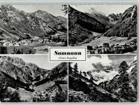7563 Samnaun Dorf - Unter-Engadin 4-Bildkarte