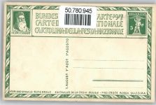 sign. Boscarits Bundesfeier Ganzsachen Schweiz Künstlerkarte