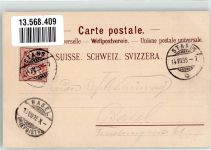 Stanserhorn 1895 Lithographie Tracht Bergbahn Hotel Stanserhorn