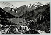 3906 Saas-Fee - Schwebebahn Langefluh Fletsch und Laquinhorn