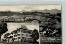 9038 Rehetobel 1925 - Ausblick vom Gasthaus zum Gupf 2-Bildkarte