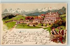 3098 Köniz 1901 - Gurten Hotel Gurtenbahn Kühe Tracht