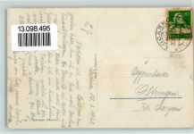 6644 Orselina 1928 Gebrauchsspuren Bella Vista Restaurant - Foto AK