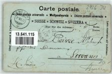 2926 Boncourt 1900 Gebrauchsspuren Lithographie Mondschein Villa Burrus Fa. Monnier Tabak Zigarren