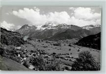 7252 Klosters Dorf - Klosters-Dorf und Gletscher