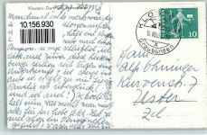 7252 Klosters Dorf - Klosters-Dorf und Gletscher