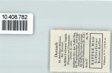 4143 Dornach - Vignette Wappen Kaffee Hag ca 1920-1940