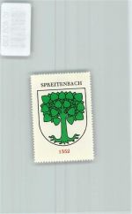 8957 Spreitenbach - Vignette Wappen Kaffee Hag ca 1920-1940 Linde