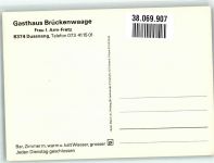 8374 Dussnang Foto AK Gasthaus Brückenwaage