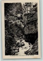 7062 Passugg-Araschgen 1931 Gebrauchsspuren Trinkhalle in der Rabiusaschlucht