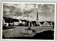 8580 Amriswil 1956 Foto AK Marktplatz