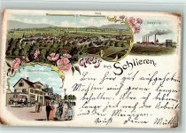 8952 Schlieren 1905 BOAKC Gasfabrik Bahnhofstrasse Lithographie