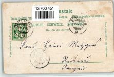 8952 Schlieren 1905 BOAKC Gasfabrik Bahnhofstrasse Lithographie