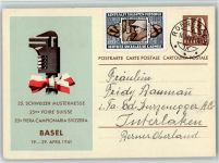 4000 Basel Bâle - 25. Schweizer Mustermesse 1941