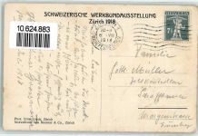 8000 Zürich 1918 Gebrauchsspuren Werkbundausstellung Haupteingang