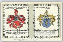 6900 Lugano Calprino - Hostorische Wappen