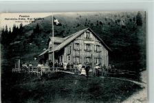 6410 Rigi Klösterli 1916 - Pension Heinrichs-Hütte Wappen