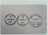 Lugano Philatelie PTT Stempel Phila Schweiz Ganzsache
