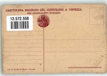 Lithographie / Künstlerkarte Bär und Löwe Allegorie