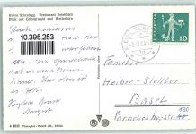 3823 Kleine Scheidegg 1964 - Restaurant Rotstöckli Blick auf Grindelwald und Wetterhorn Skifahrer