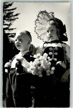 Foto AK Sonntagstracht Kinder Foto Gyger