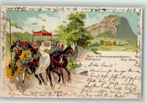 9000 St. Gallen S. Gallo Lithographie Kulturhistorischer Festzug Hadwig Ritter