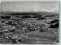 3076 Worb 1965 Foto AK Fliegeraufnahme