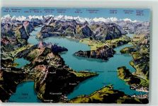 6440 Vierwaldstättersee - Landkarte