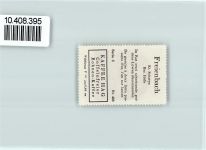 8807 Freienbach - Vignette Wappen Kaffee Hag ca 1920-1940 Löwe