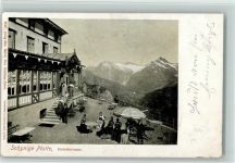 Schynige Platte 1905 - Hotelterrasse